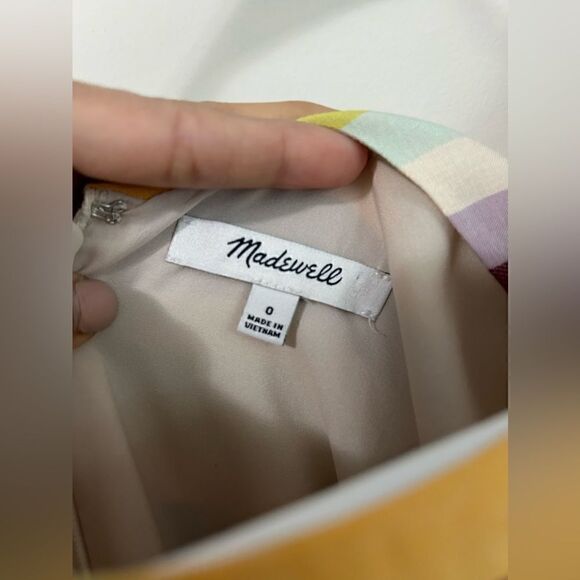 NWT Madewell Striped Scoop-Back Dress - Picture 14 of 16